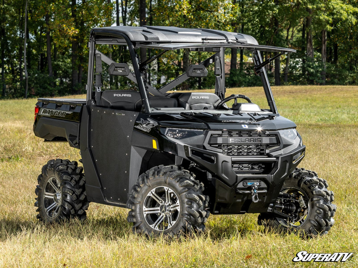 Polaris Ranger XP 1000 MaxDrive Power Flip Glass Windshield - With Wiper