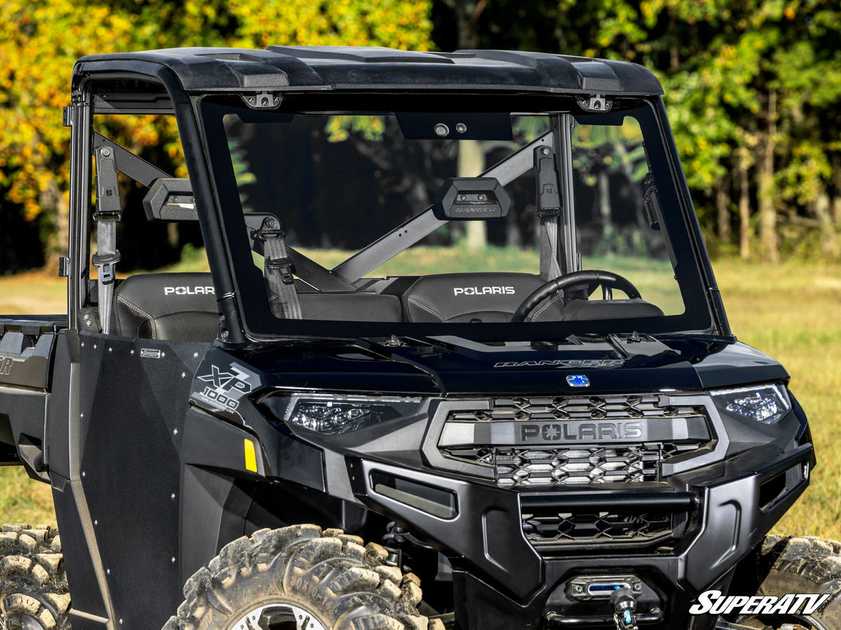 Polaris Ranger XP 900 MaxDrive Power Flip Glass Windshield - No Wiper