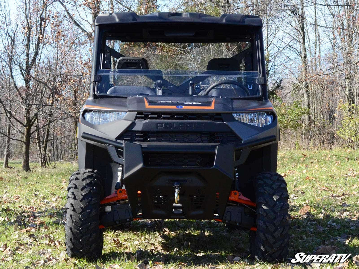 Polaris Ranger Kinetic Half Windshield - Clear
