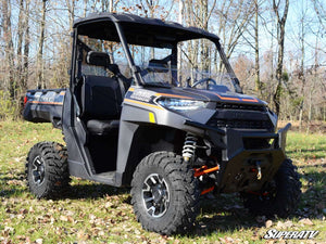 Polaris Ranger Kinetic Half Windshield - Clear