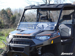 Polaris Ranger Kinetic Half Windshield - Clear