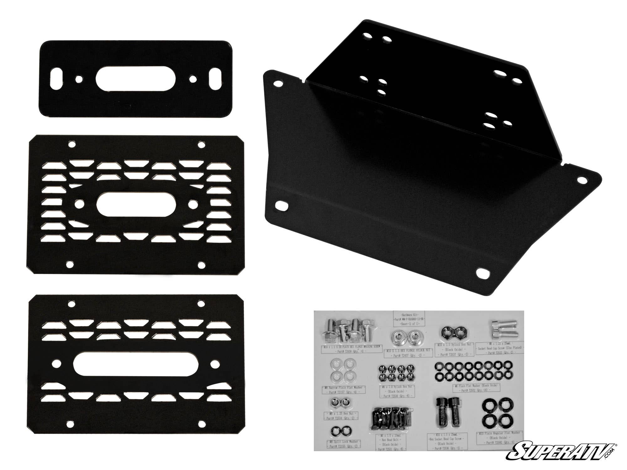 Ranger XP Kinetic Winch Mounting Plate