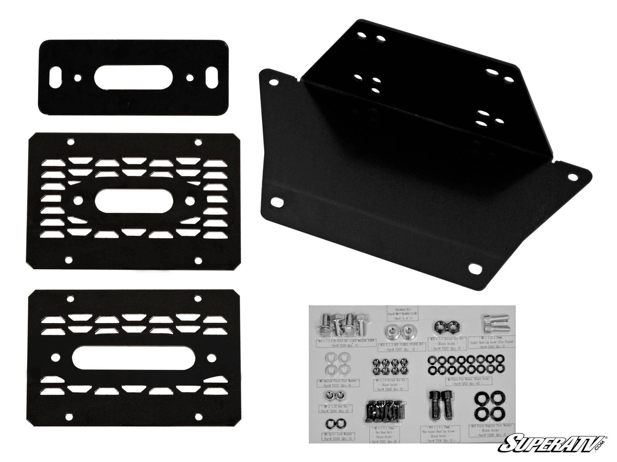 Polaris Ranger 1000 Winch Mounting Plate