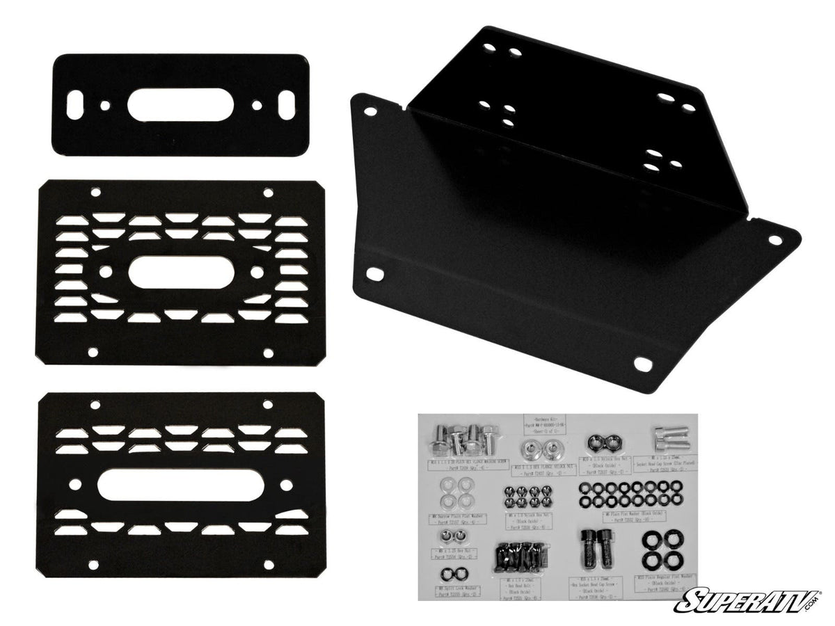 Ranger XP Kinetic Winch Mounting Plate & 3500 lb. Winch