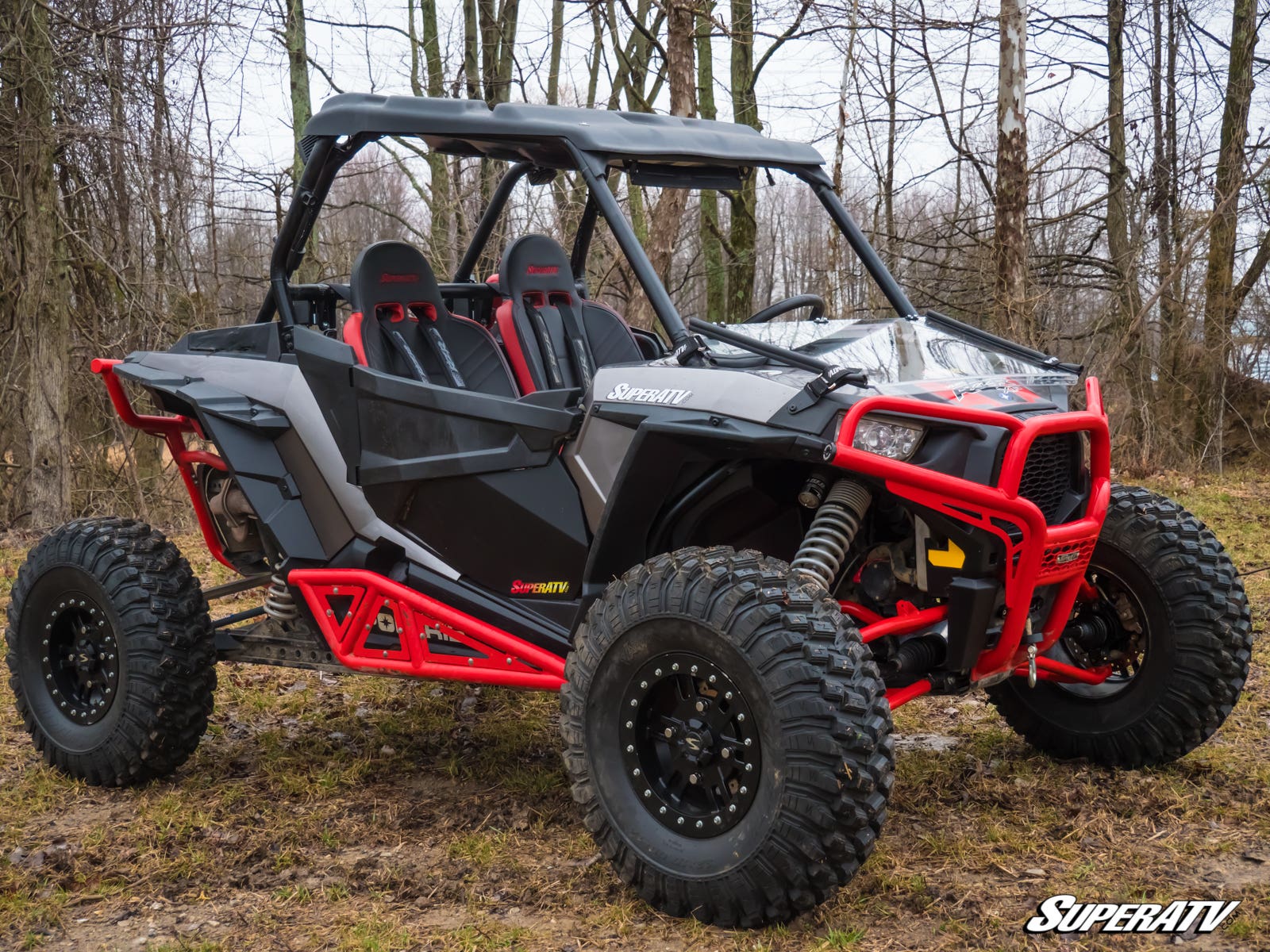 Polaris RZR XP 1000 Scratch Resistant Flip Down Windshield