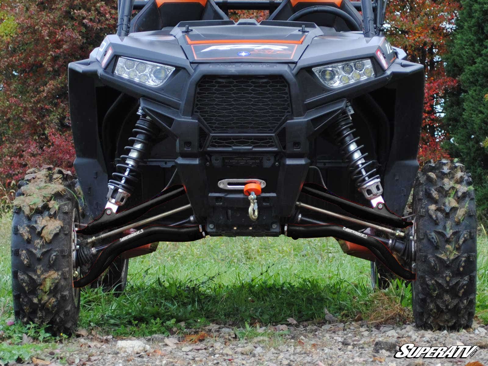 Polaris RZR 1000 High Clearance A-Arms - Upper & Lower - Pre-Installed Bushings and Ball Joints