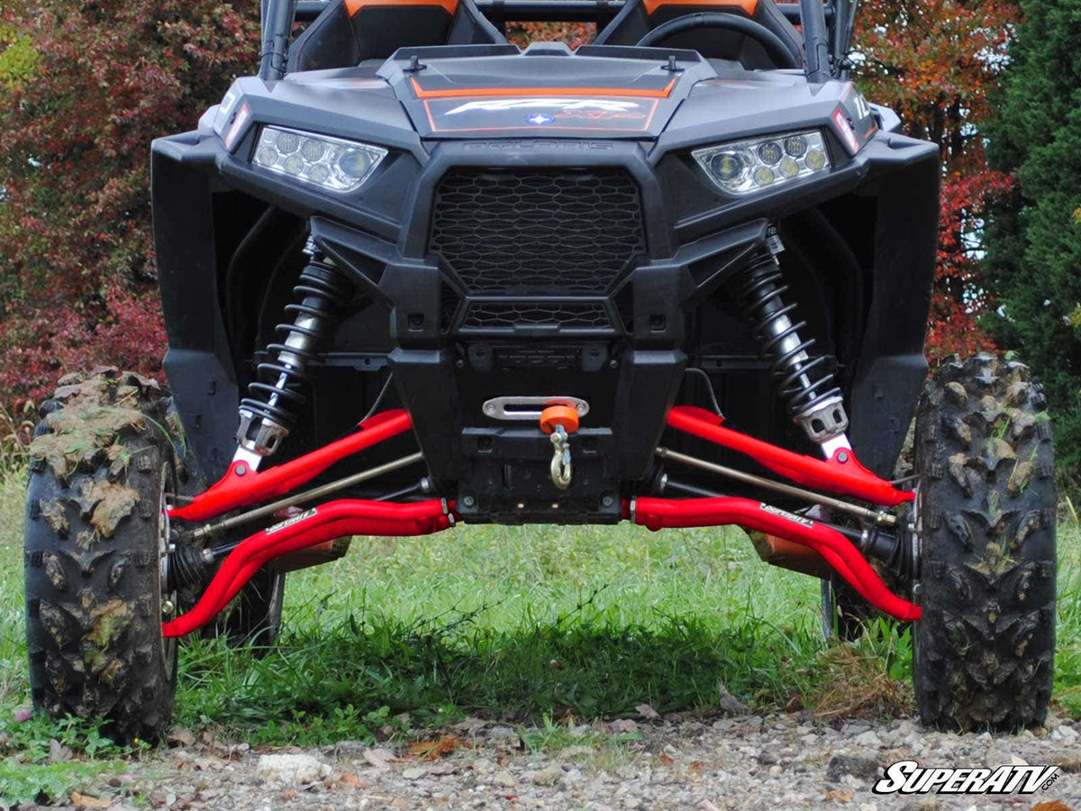 Polaris RZR 1000 High Clearance A-Arms - Upper & Lower - Pre-Installed Bushings and Ball Joints