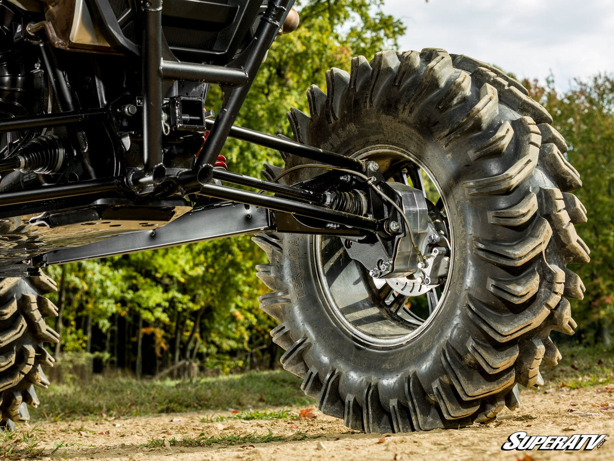 Polaris RZR 1000 4in. Portal Gear Lift - Dual Idler - 30% Gear Reduction - Billet Housing - Without Frame Stiffener