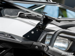 Polaris RZR XP Turbo Flip Down Glass Windshield - 2016-2018