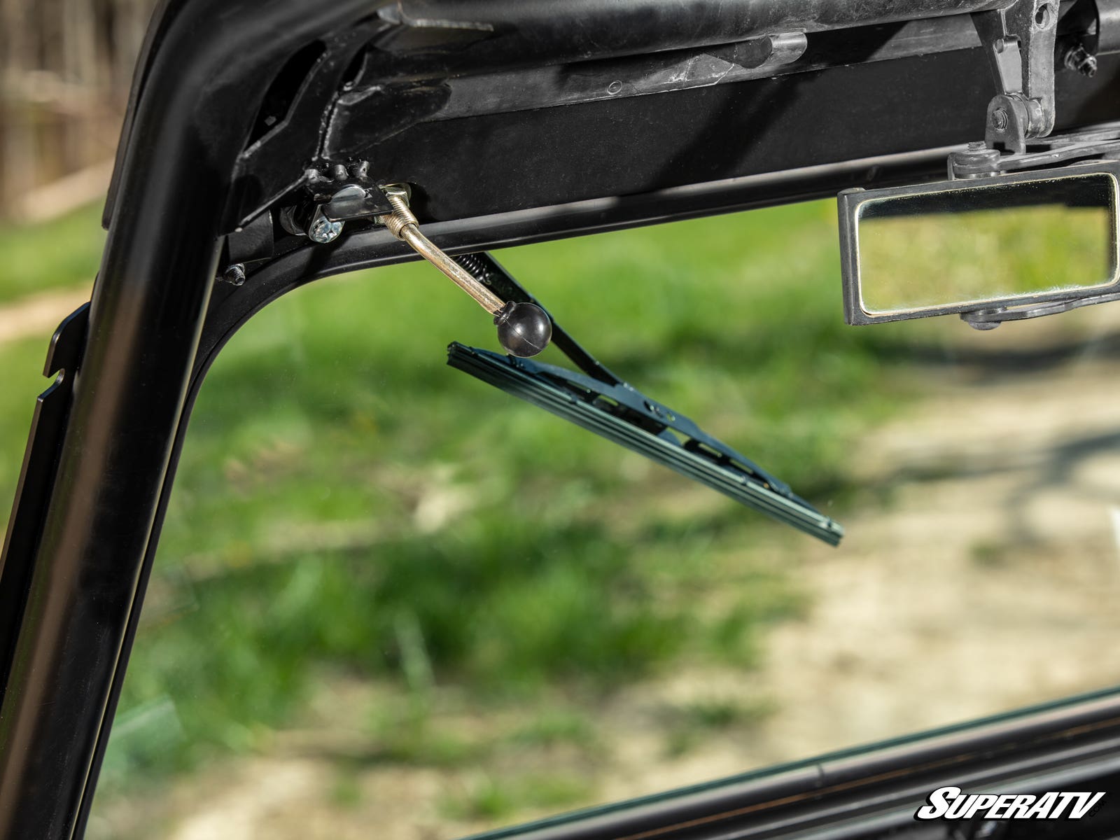 Polaris RZR 900 Flip Down Glass Windshield