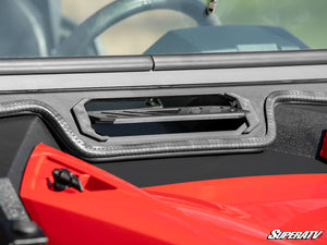 Polaris RZR XP Turbo Flip Down Glass Windshield - 2019-2021