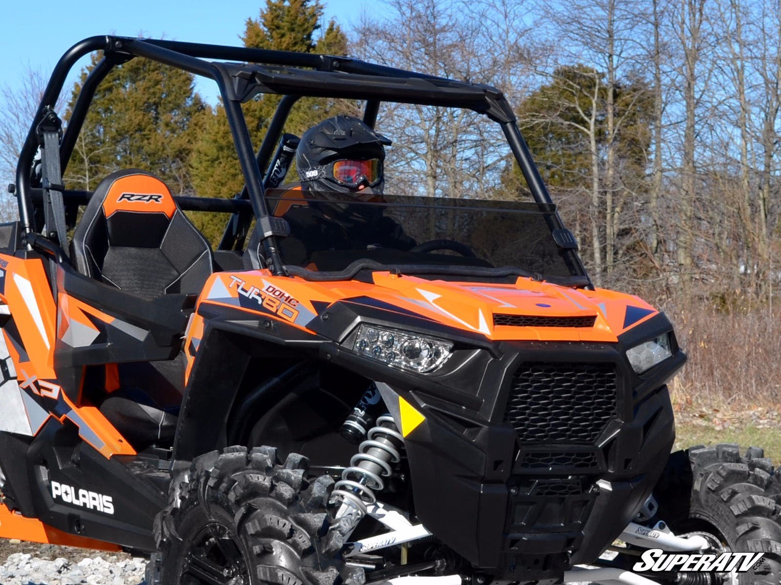 Polaris RZR XP Turbo Half Windshield