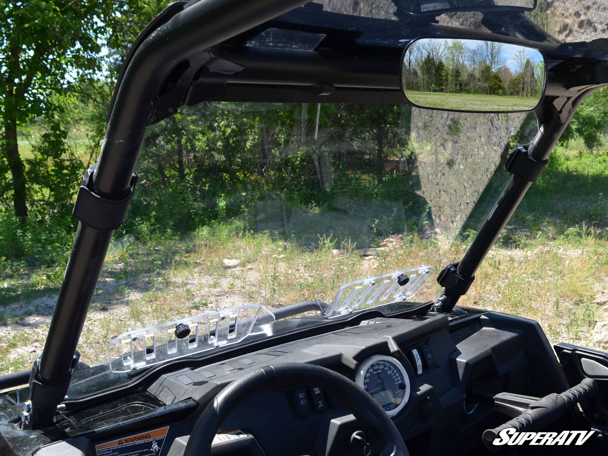 Polaris RZR 900 Scratch Resistant Vented Full Windshield