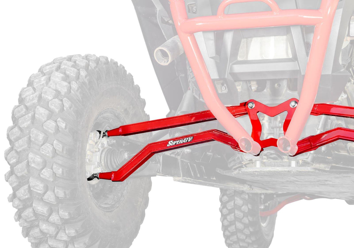 Polaris RZR RS1 High Clearance Boxed Radius Arms - Red