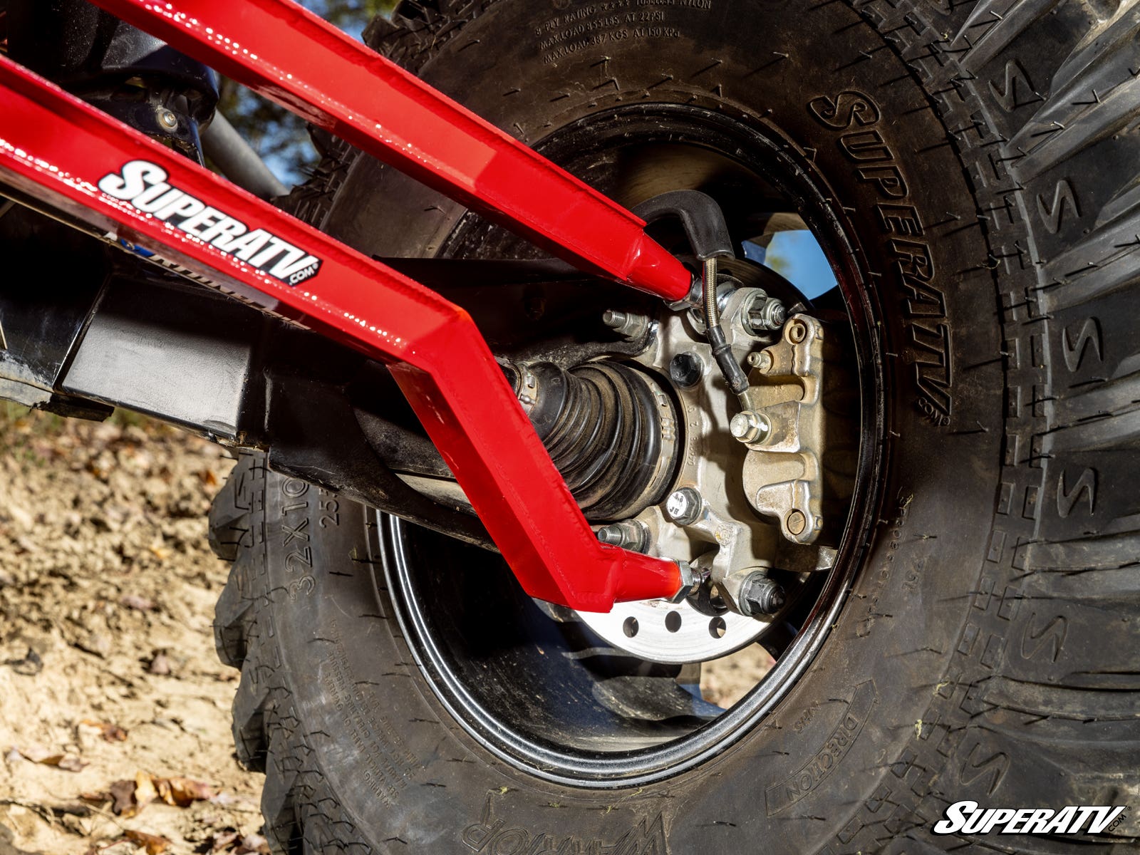 Polaris RZR RS1 High Clearance Boxed Radius Arms - Red