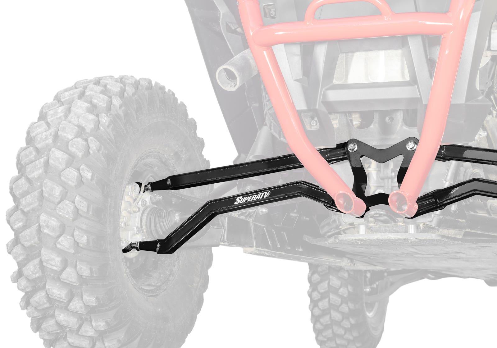 Polaris RZR RS1 High Clearance Boxed Radius Arms - Black