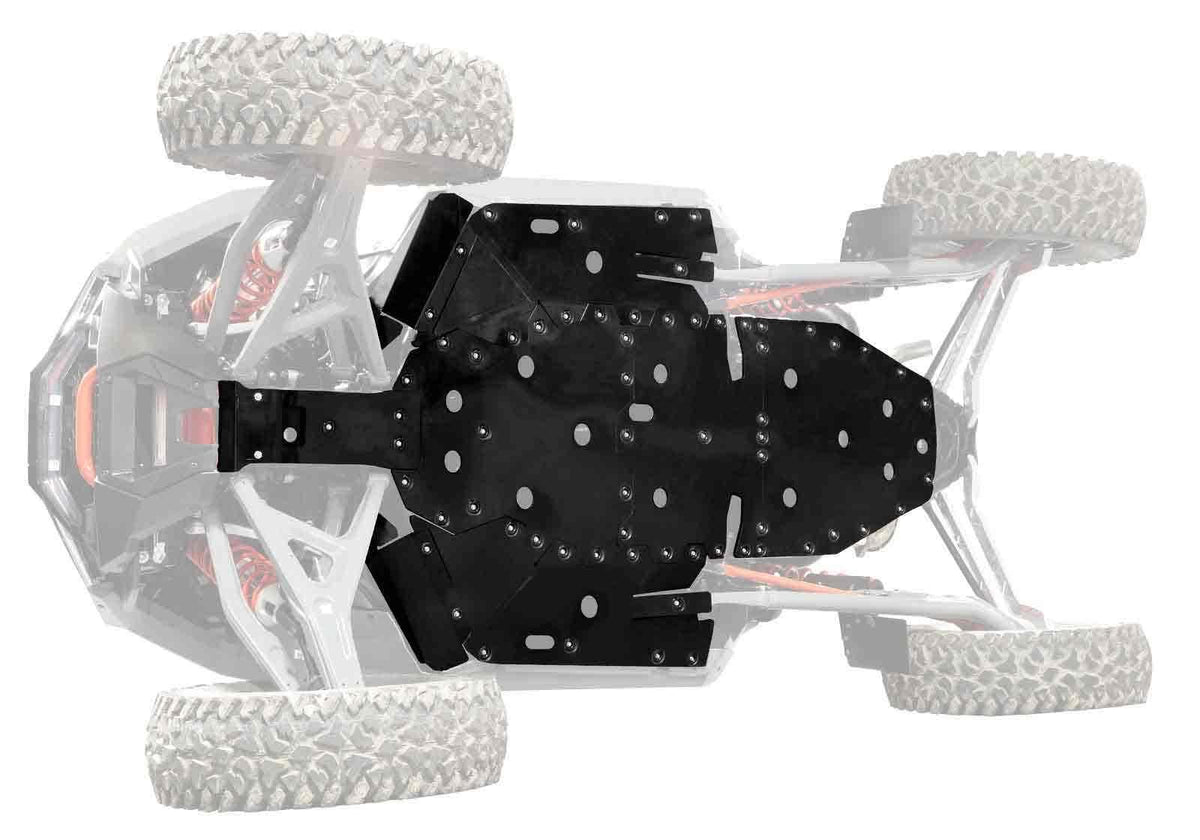 Polaris RZR Turbo R Full Skid Plate