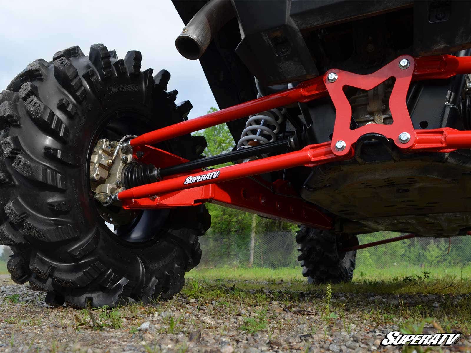 Polaris RZR 1000 Radius Arms - Red