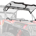 Polaris RZR XP Scratch-Resistant Flip Windshield - Standard Polycarbonate