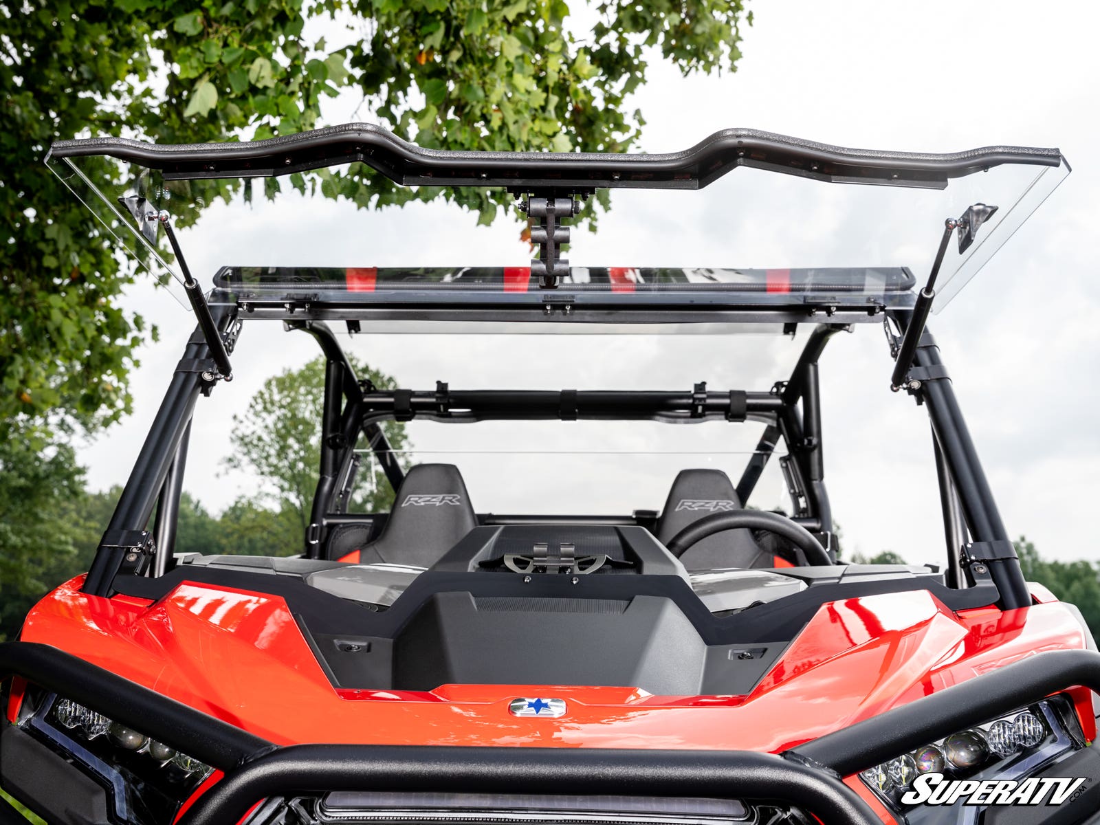 Polaris RZR XP Scratch-Resistant Flip Windshield