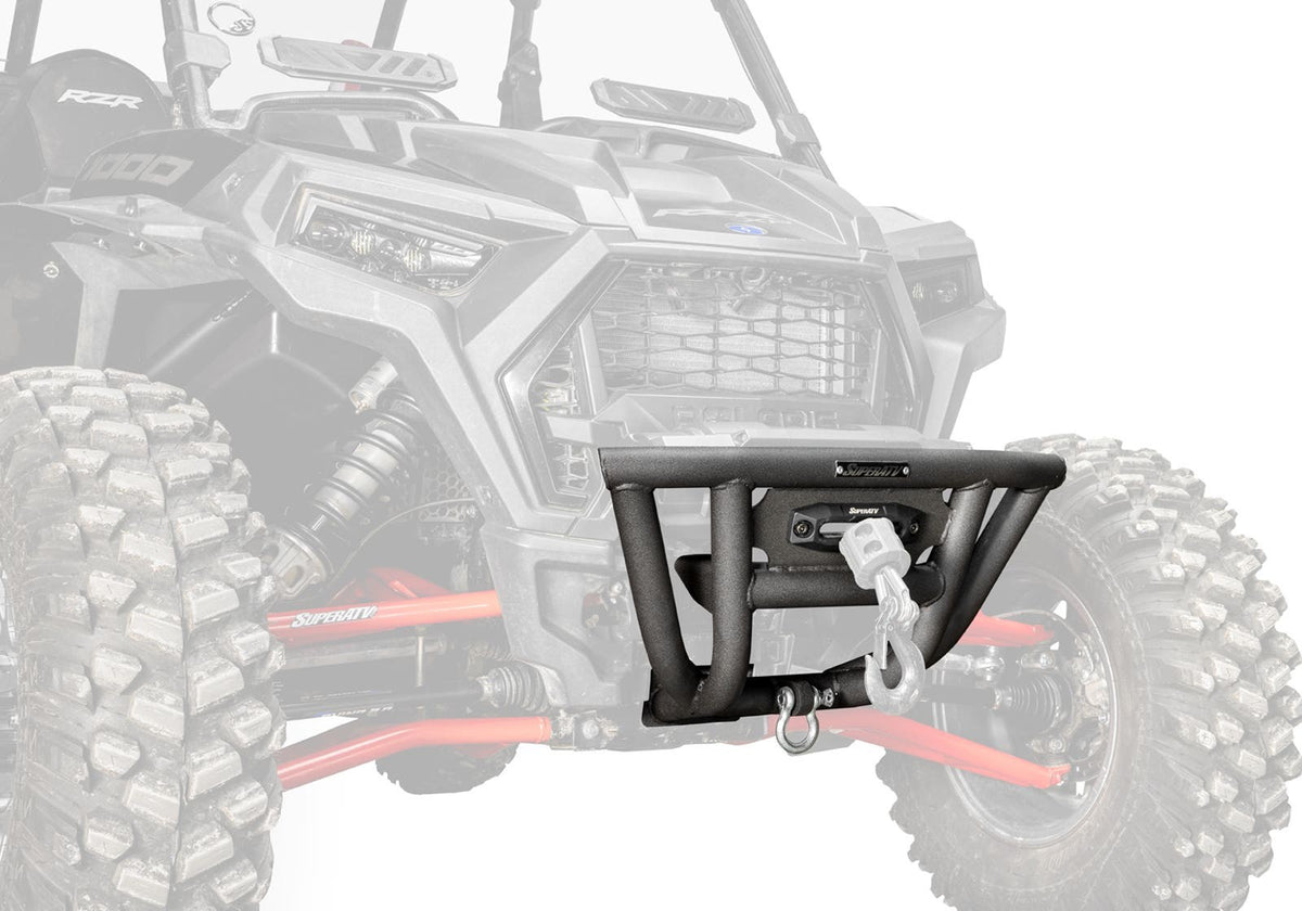 Polaris RZR S 1000 Winch-Ready Front Bumper + 4500 lb Winch