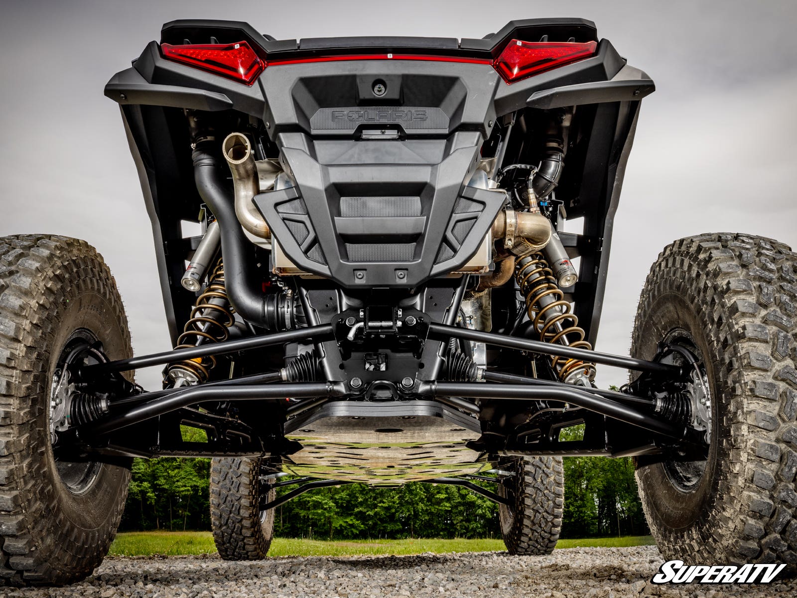 Polaris RZR XP S Rear Receiver Hitch - Black