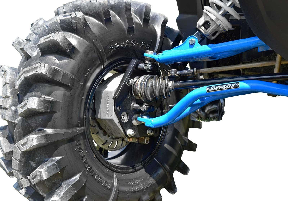 Polaris RZR XP Turbo 4in. Portal Gear Lift with 15% Gear Reduction - Cast Housing - Dual Idler - 15% Gear Reduction - Billet Housing