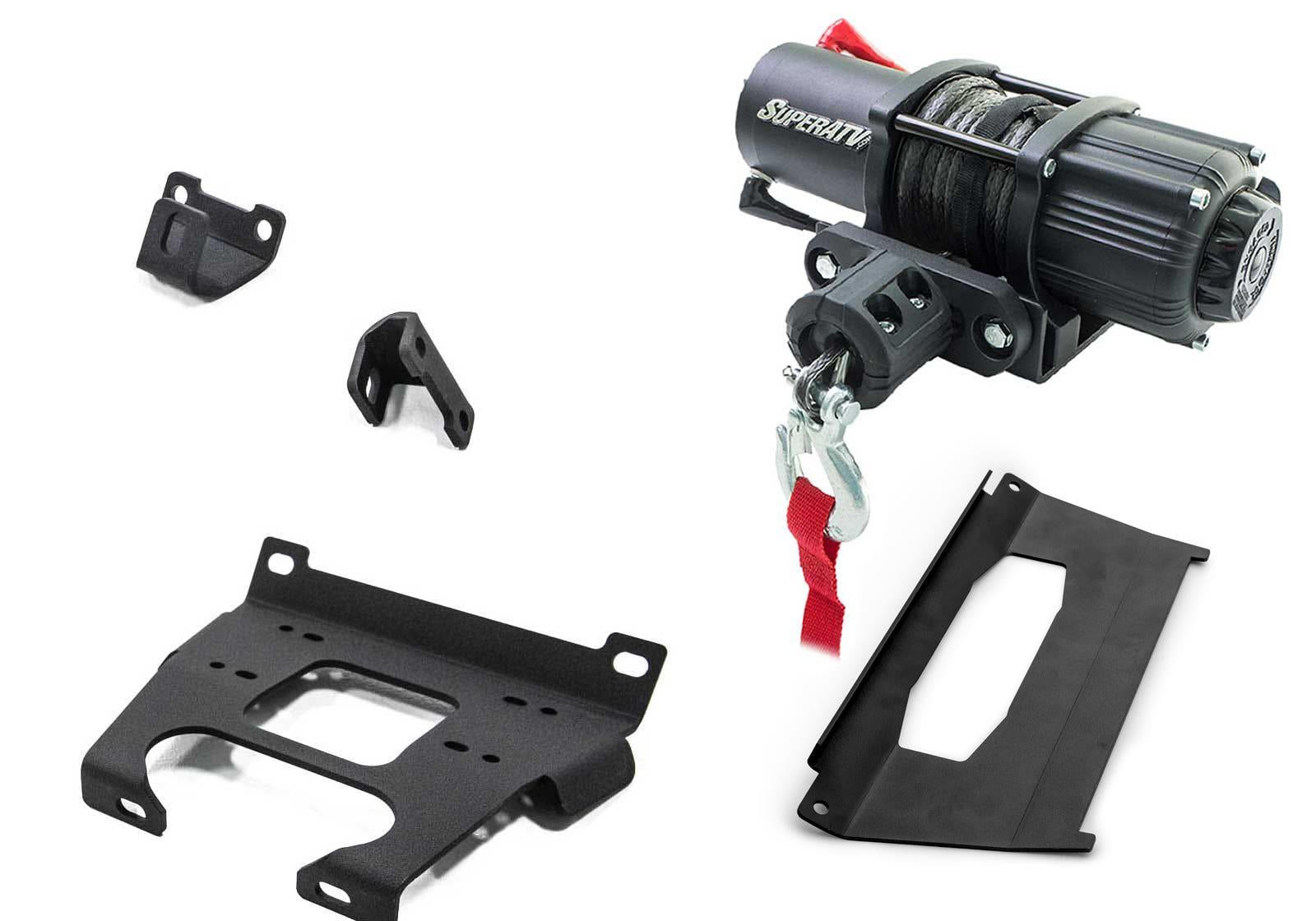 Polaris RZR XP Turbo Winch Mount & 3500 lb. Winch