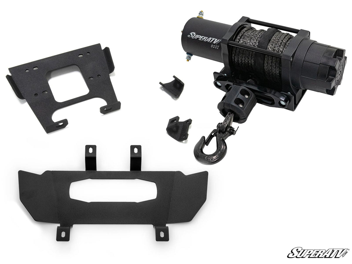 Polaris RZR XP Turbo Winch Mount & 6000 lb. Winch