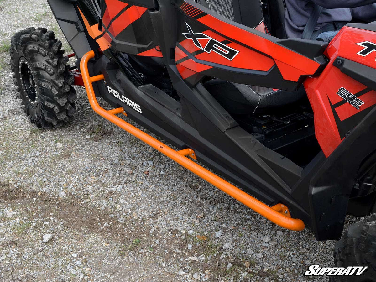 Polaris RZR 4 Turbo Rock Sliding Nerf Bars