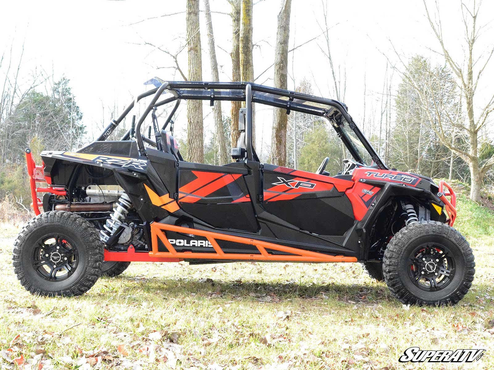 Polaris RZR XP Turbo 4 Seater Nerf Bar - Orange