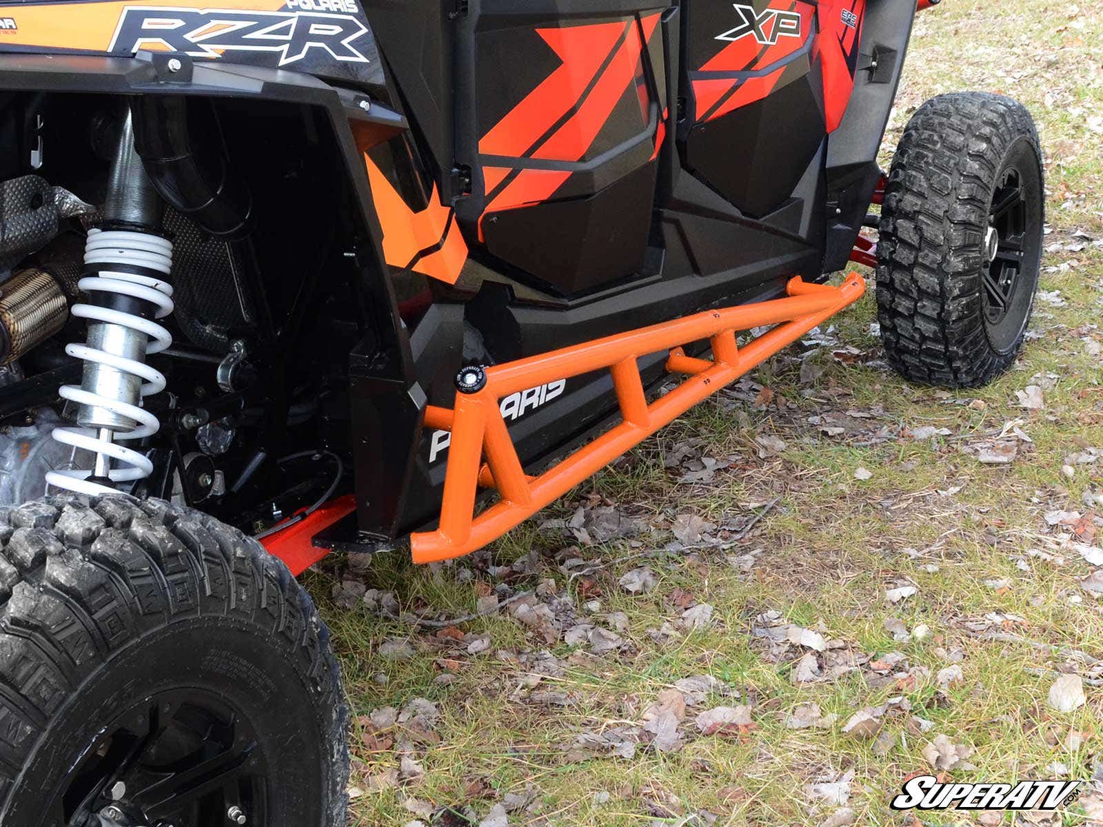 Polaris RZR XP Turbo 4 Seater Nerf Bar - Orange