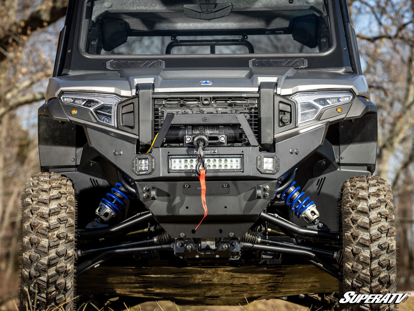 Polaris Xpedition Winch-Ready Front Bumper - Recessed Lights