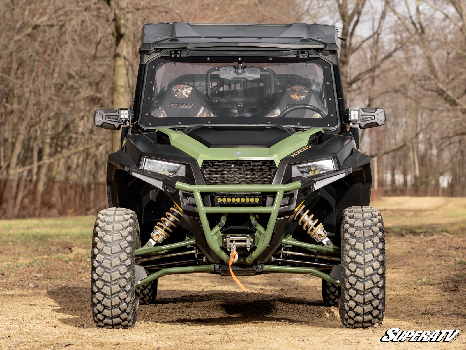 Polaris General 1000 MaxDrive Power Flip Windshield