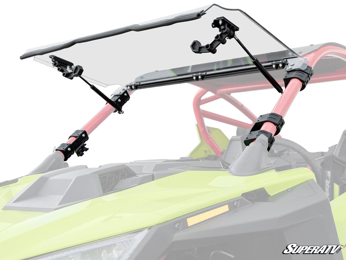 Polaris RZR Turbo R Scratch-Resistant Flip Windshield