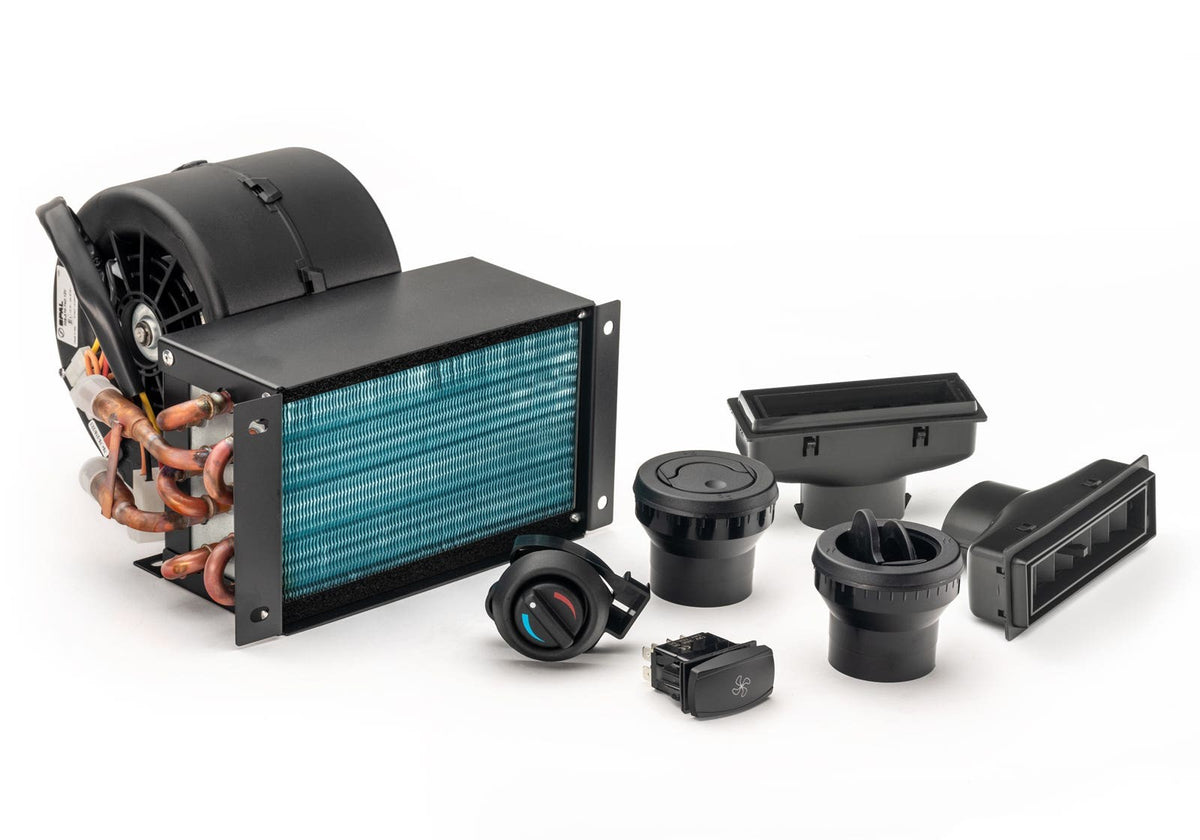 Polaris Ranger 1000 In-Dash Cab Heater + Grill Cover + Flow Valve