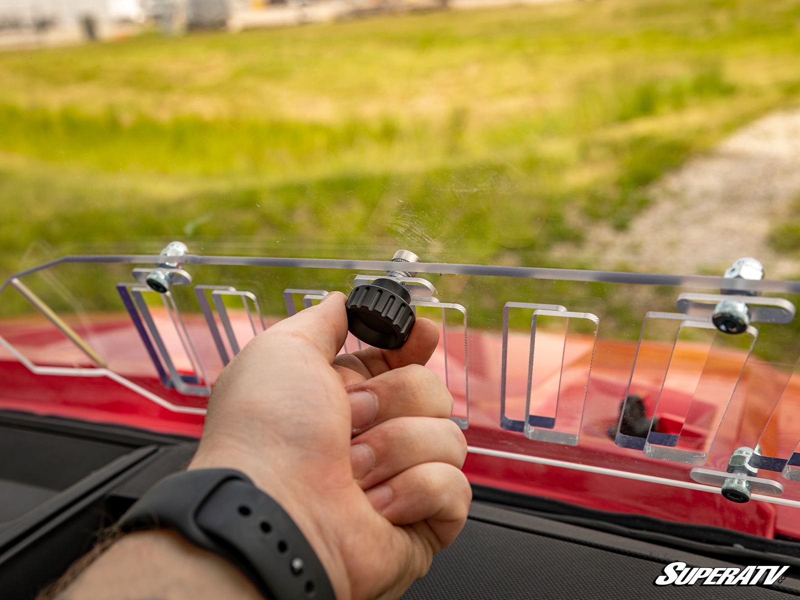 Polaris Ranger 1000 Scratch-Resistant Vented Full Windshield