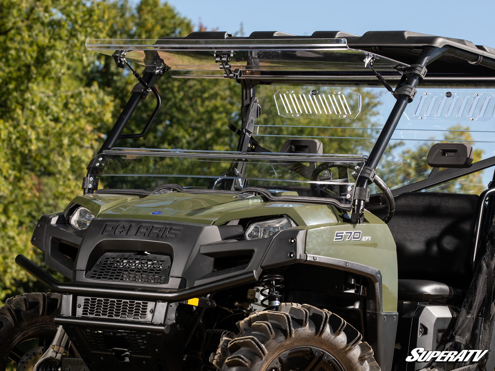 Polaris Ranger 800 Scratch Resistant Flip Windshield