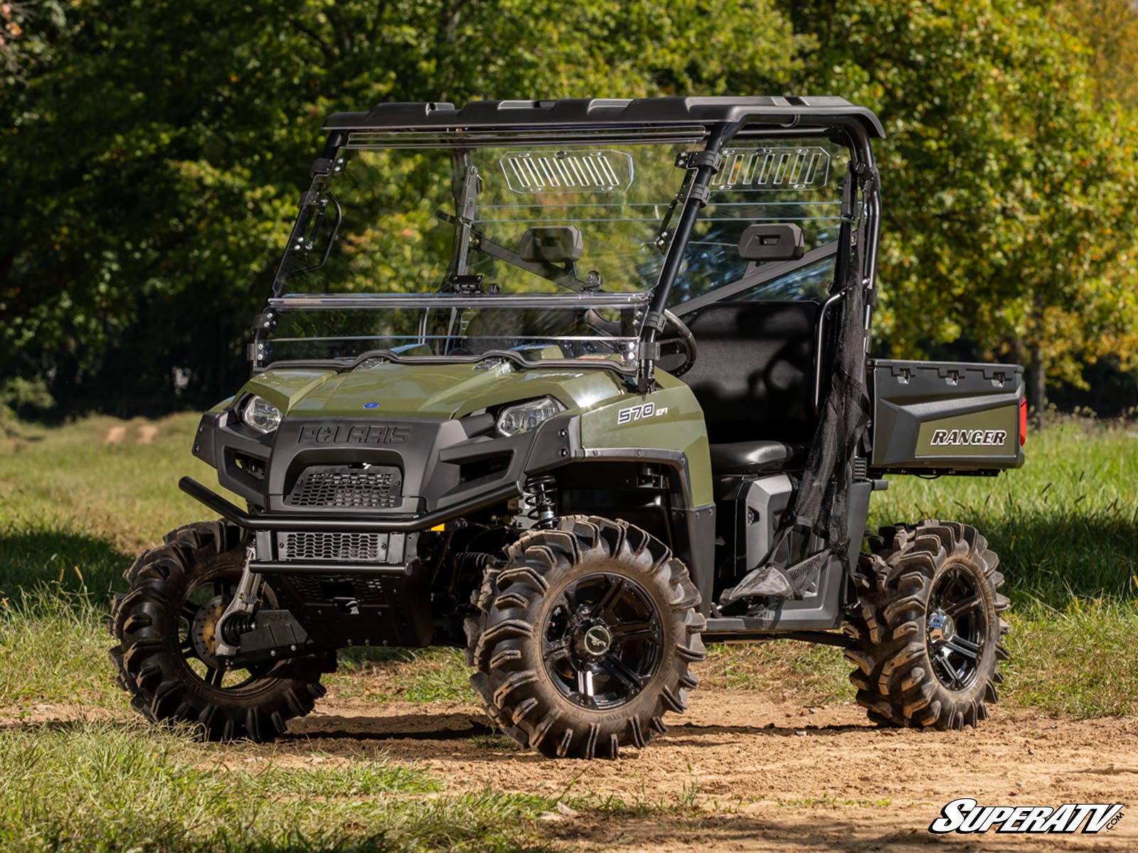 Polaris Ranger 800 Scratch Resistant Flip Windshield