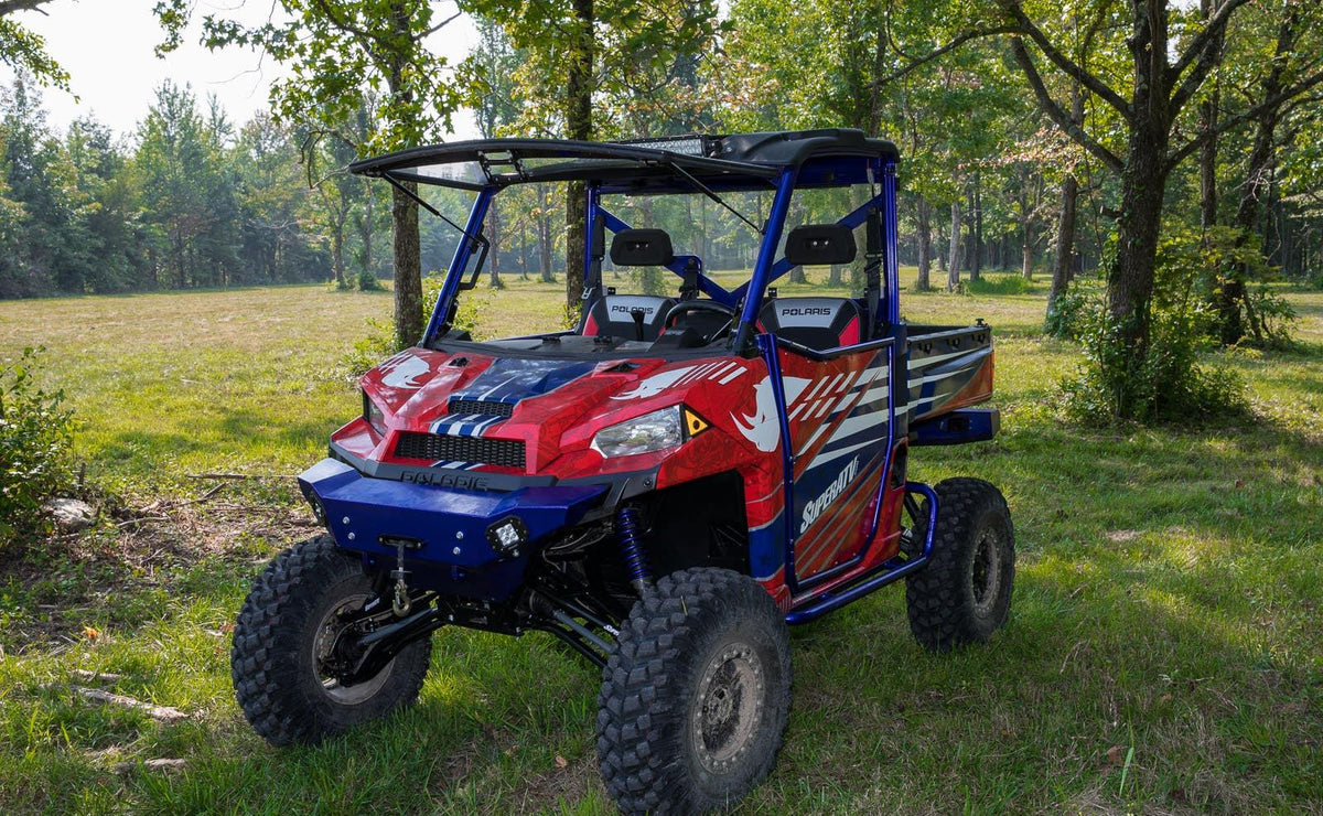 Polaris Ranger Full Size 570/900 6in. Lift Kit - Rhino 2.0 Axles - Black - 2019+