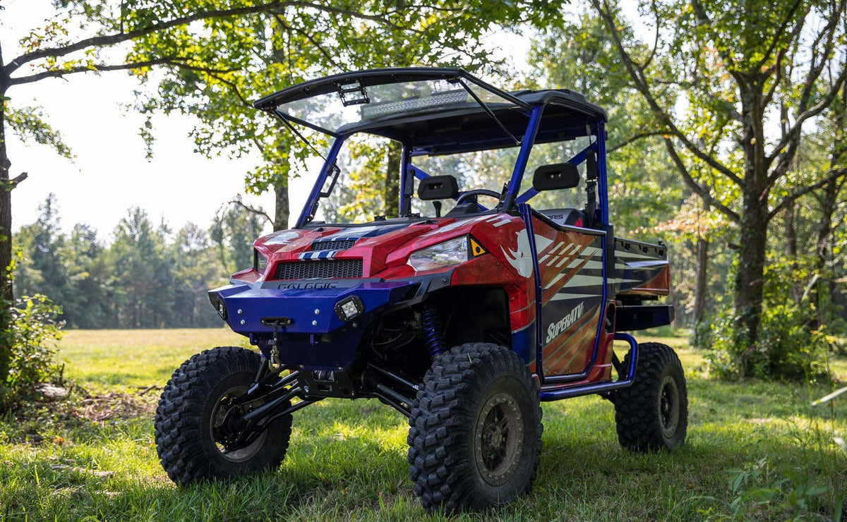 Polaris Ranger Full Size 570/900 6in. Lift Kit - Rhino 2.0 Axles - Black