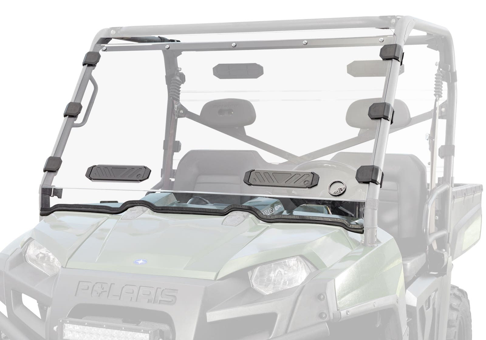 Polaris Ranger 800 Scratch-Resistant Vented Full Windshield