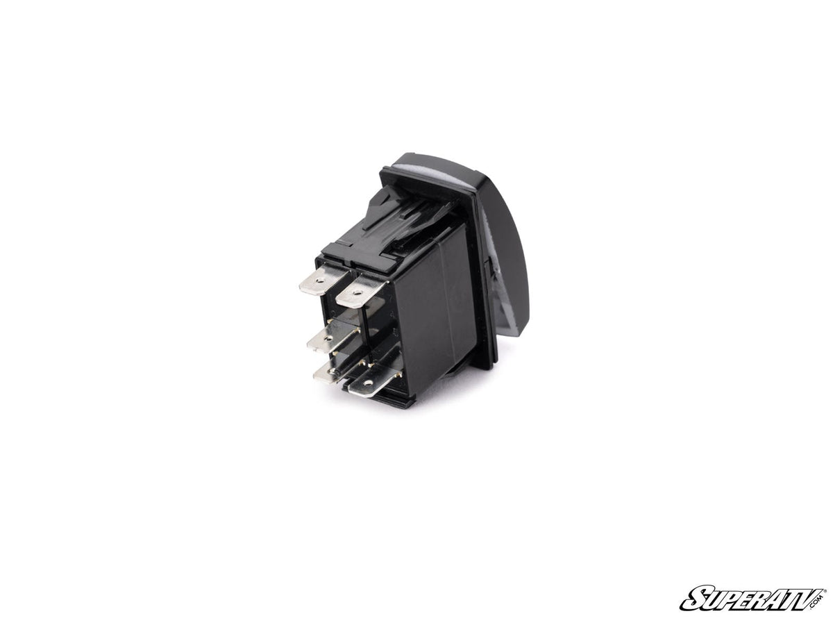 Sealed 7-Pin Momentary Horn Rocker Switch - Hazard Light
