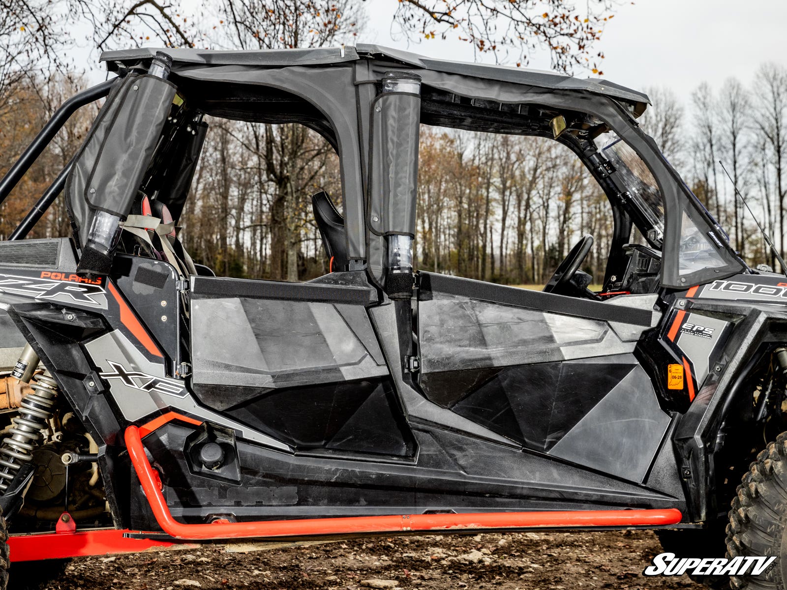 Polaris RZR XP Turbo Primal Soft Cab Enclosure Upper Doors - 4 seater
