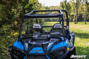 Polaris RZR XP 1000 Fold Down Windshield - Clear, Scratch Resistant - 2019-2021