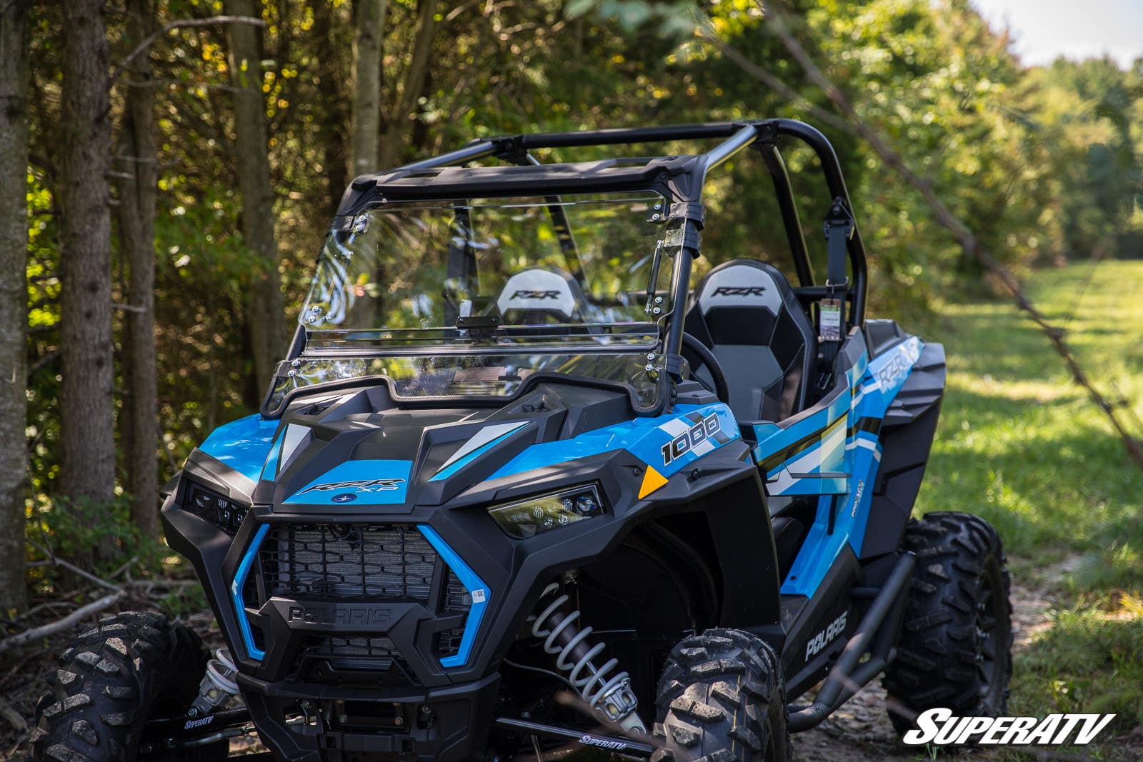 Polaris RZR 1000 Scratch Resistant Flip Windshield - 2019+