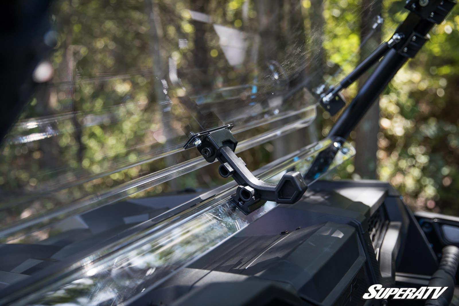 Polaris RZR 1000 Scratch Resistant Flip Windshield - 2019+
