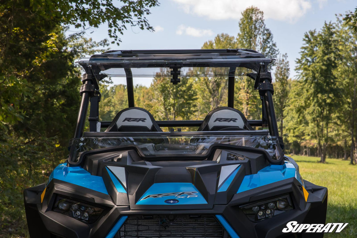 Polaris RZR 1000 Scratch Resistant Flip Windshield - 2019+