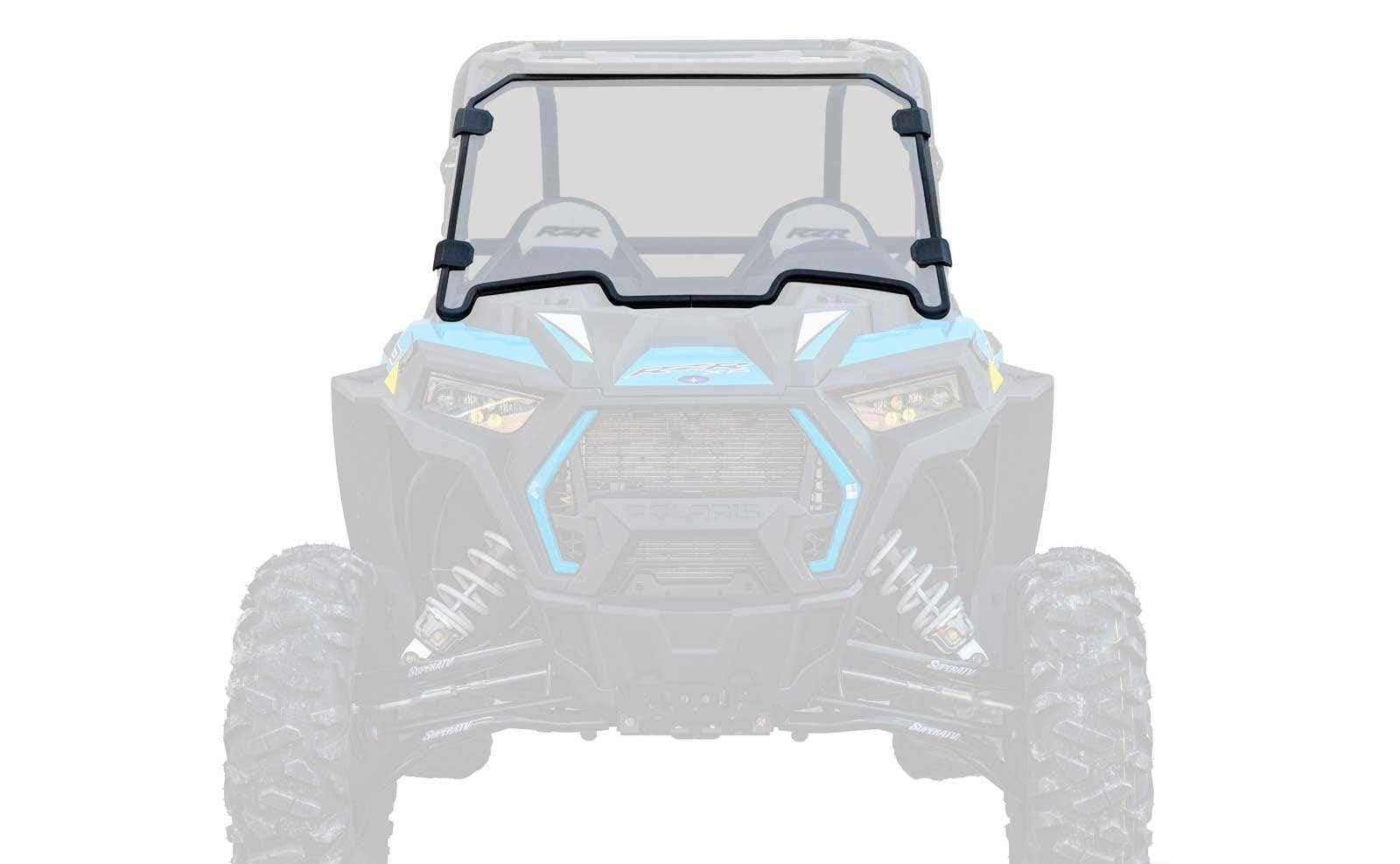 Polaris RZR XP 1000 Full Windshield - Light Tint, Scratch Resistant - 2019+ - No print