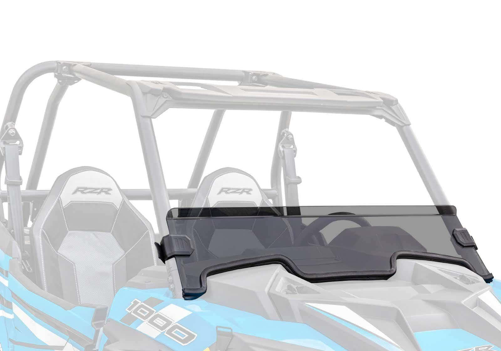 Polaris RZR XP 1000 Half Windshield - Dark Tint - Standard 2019+